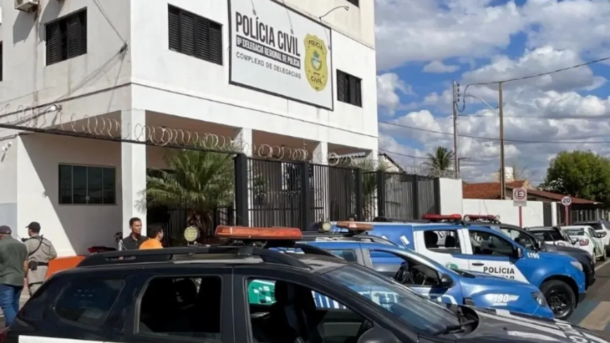 Imagem da fachada da delegacia