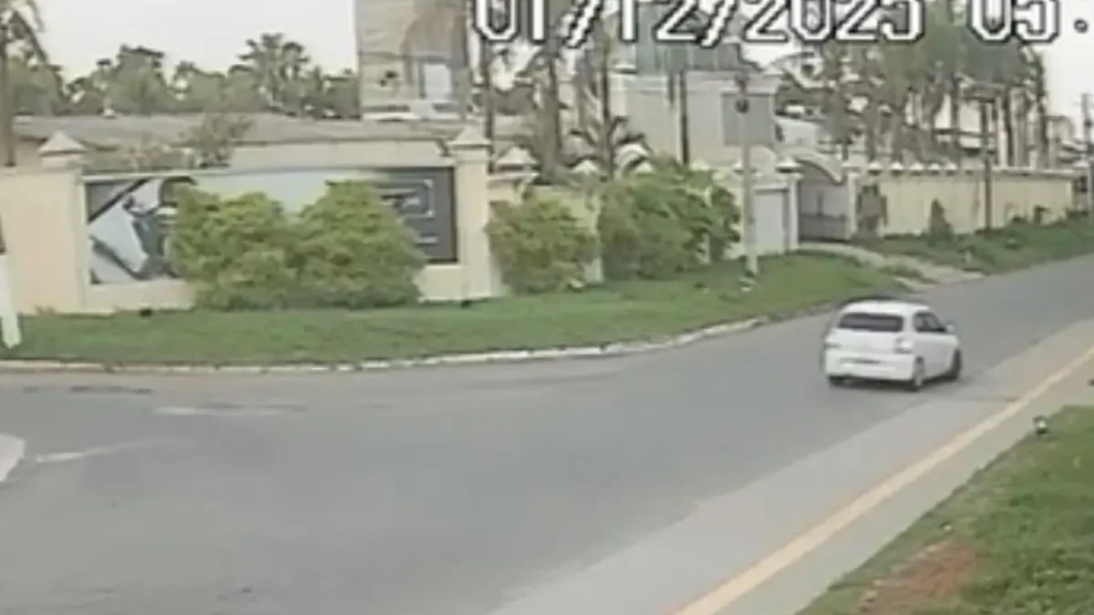 Carro usado pelos suspeitos transita na região dos motéis (Foto: Reprodução)