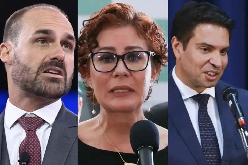 Eduardo, Zambelli e Ramagem: Câmara gasta R$ 460 mil em um mês com deputados que fugiram do Brasil Gastos com cota parlmentar