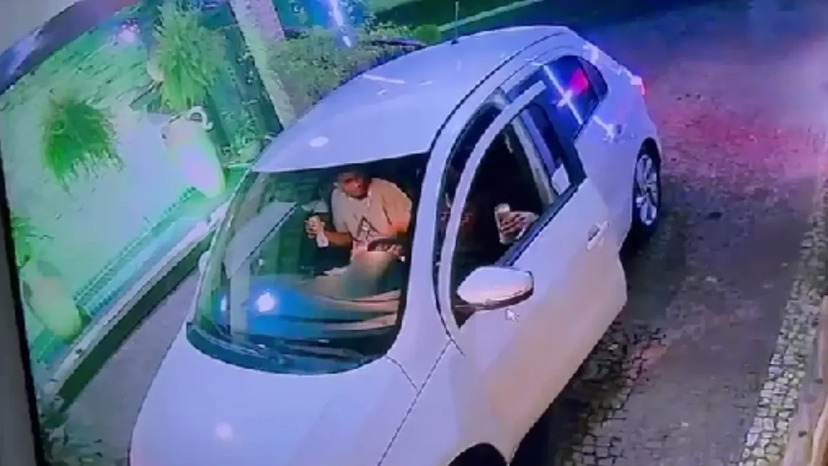 Mulher espancada nos motéis de Aparecida: suspeito culpa colega que foi morto pela Rotam (Foto: Reprodução)