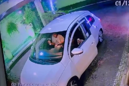 Mulher espancada nos motéis de Aparecida: suspeito culpa colega que foi morto pela Rotam (Foto: Reprodução)