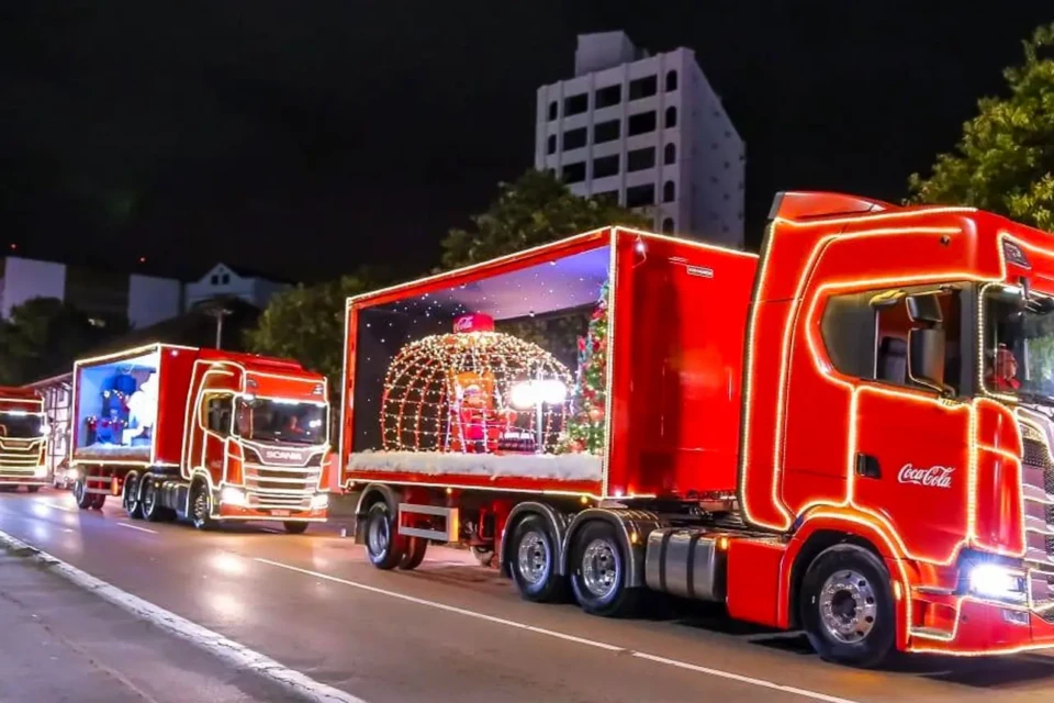 Caravana de Natal da Coca-Cola retorna a Goiânia nesta quinta (4)