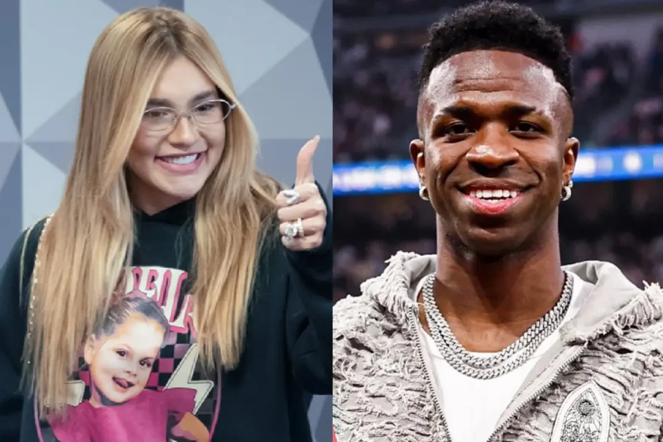Virginia aparece em jogo e gesto de Vini Jr. levanta suspeitas de reconciliação Jogador deixou um comentário em foto e parou o Brasil