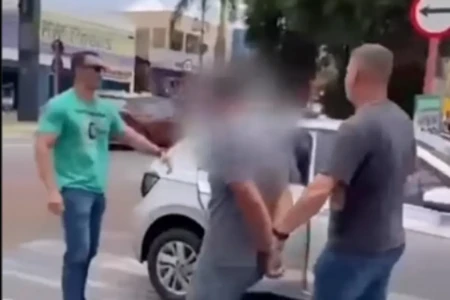 Imagem do homem preso