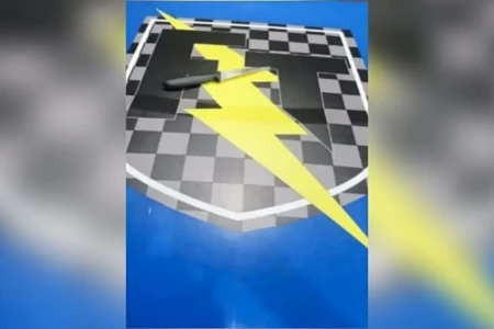 Imagem da faca usa no crime