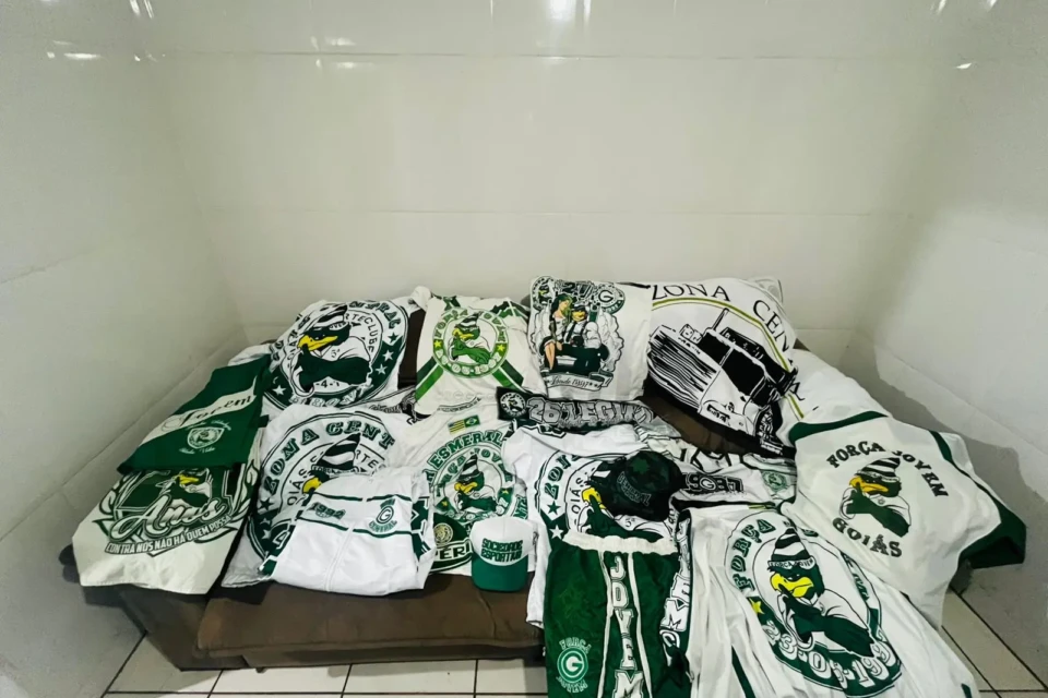 Imagem do material apreendido