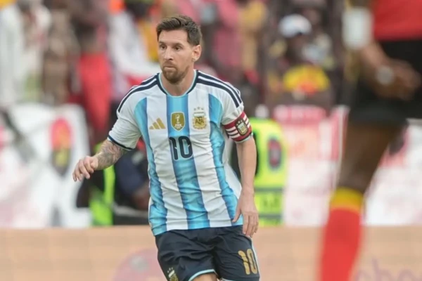 Messi com a camisa da Argentina