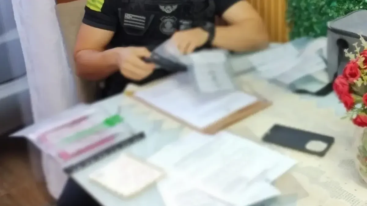 Imagem tirada durante a operação