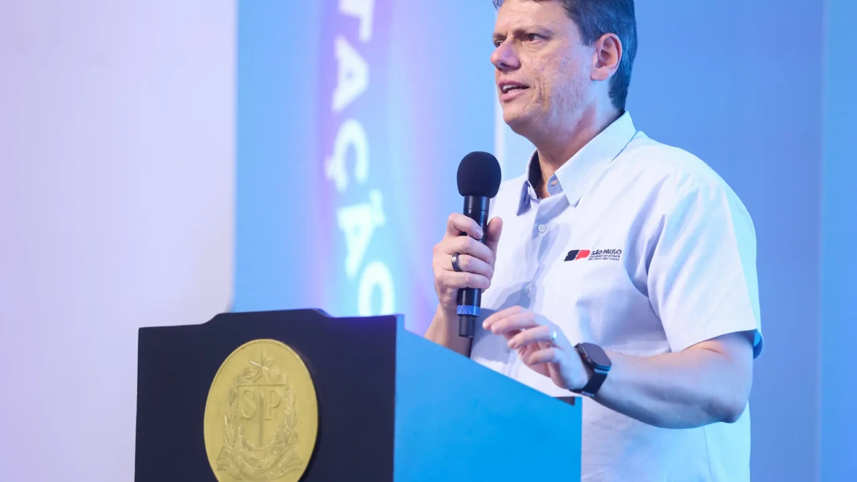 Tarcísio critica ‘falta de vontade’ do governo Lula na segurança pública (Foto: Governo de SP)