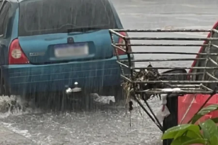 Sara está em coma no Hugol Veja vídeo do resgate da menina que ficou presa pelo cabelo debaixo do carro na enxurrada, em Goiânia