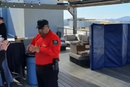 'Pior momento da minha vida', diz PM que salvou menina presa debaixo do carro em enxurrada (Foto cedida ao Mais Goiás)