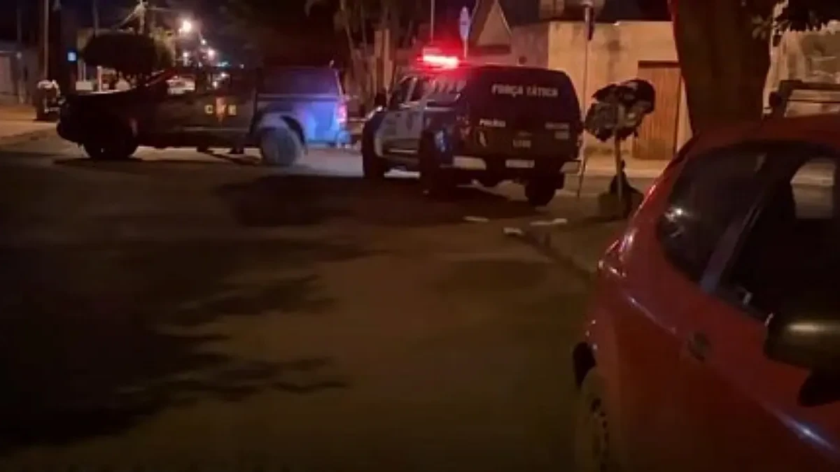 Imagem do local do crime