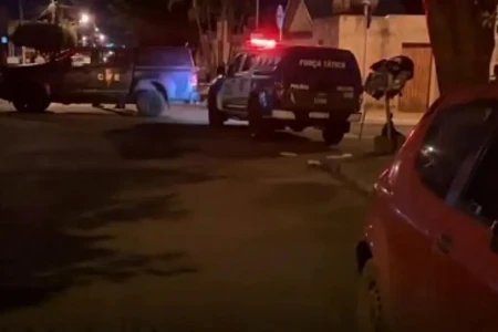 Imagem do local do crime