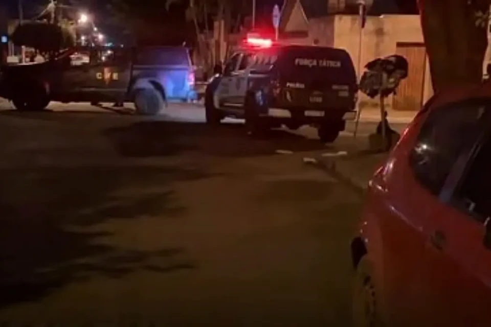 Imagem do local do crime
