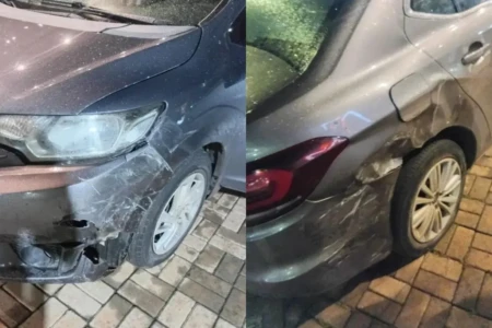 Imagens mostram como ficou veículo dirigido pela mulher