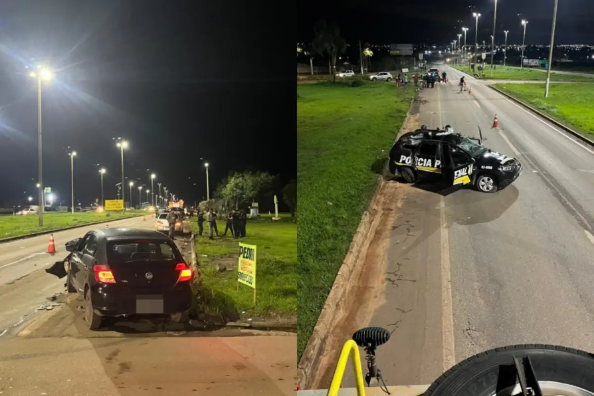 Imagem do local do acidente