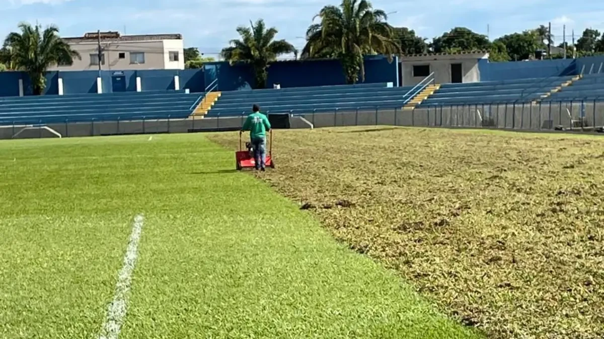Revitalização dos gramados do Campeonato Goiano 2026