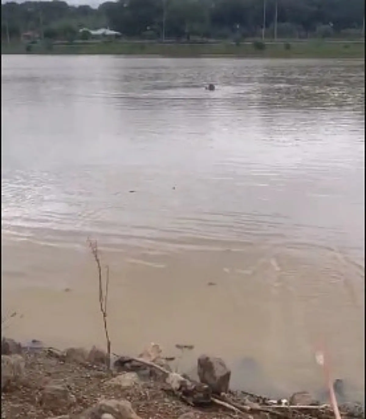 Lago onde o corpo foi encontrado