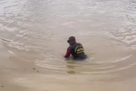 Local onde o corpo foi encontrado