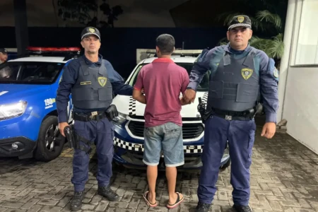 Imagem do homem preso