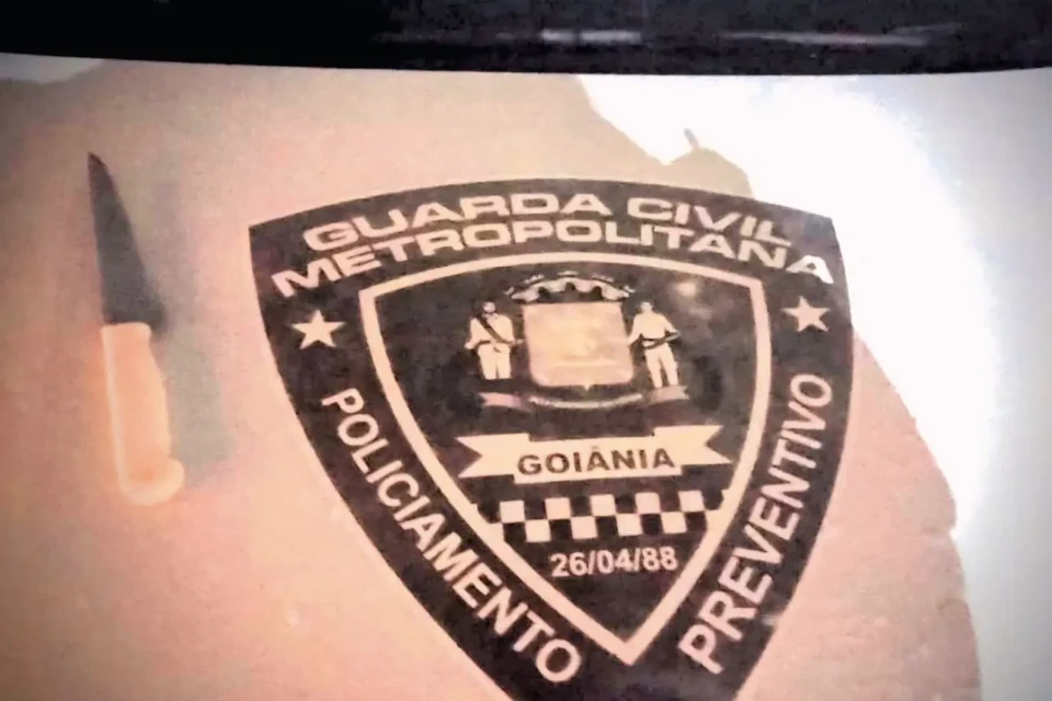 Imagem da arma apreendida