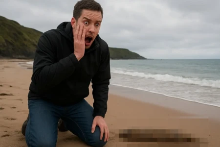 Homem encontra criatura bizarra em praia na Escócia; cientistas se manifestaram; veja foto Aberração marinha possui ventosas enormes