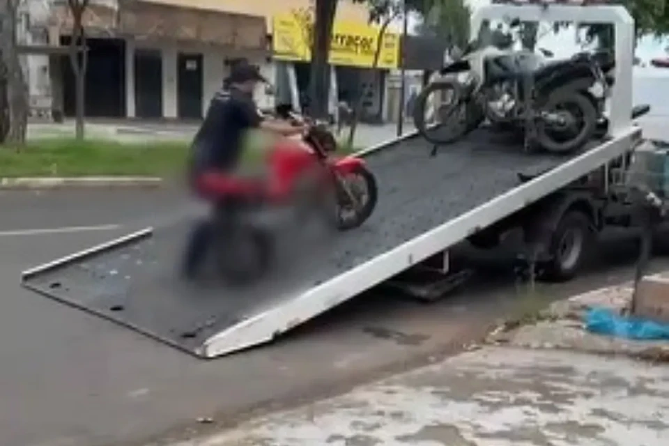 imagem dos veículos apreendidos