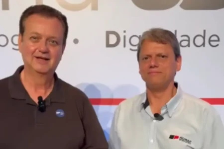 Kassab defende Tarcísio para a Presidência e descarta aliança com Flávio no 1º turno Foto; Reprodução)