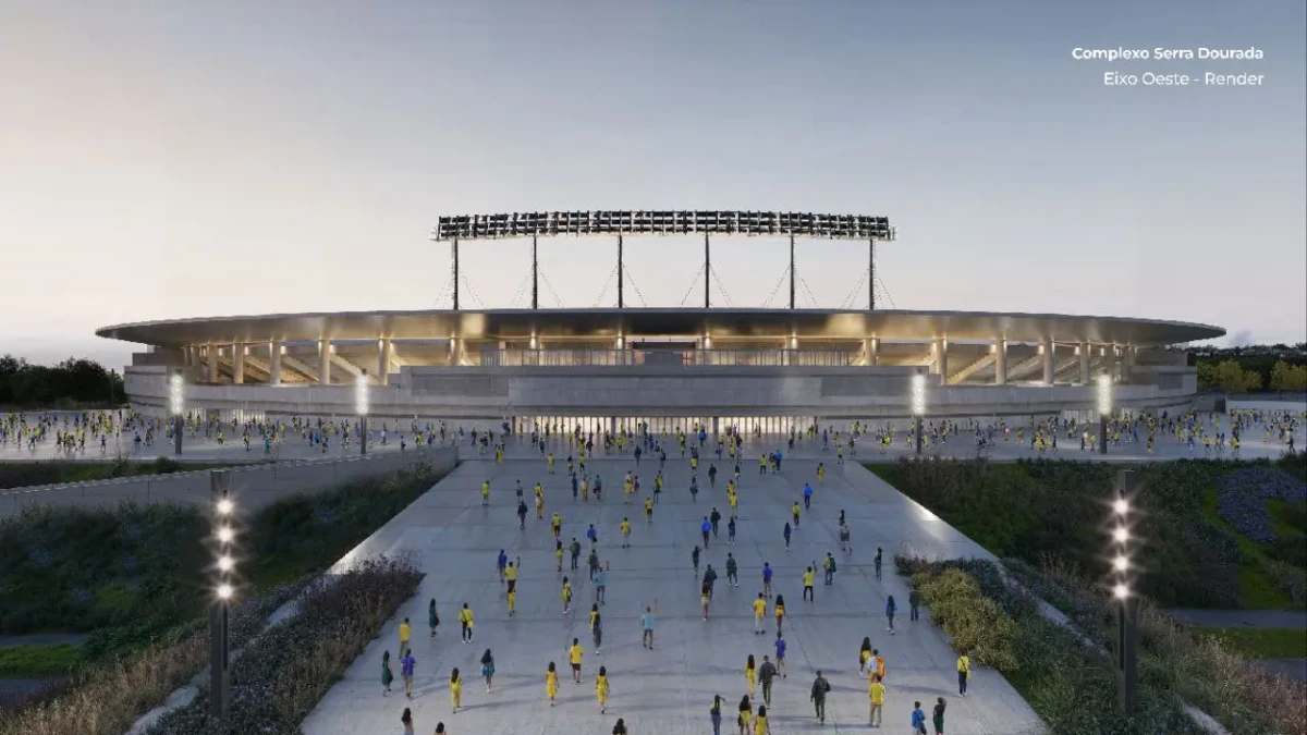 Rampa de entrada do Novo Serra Dourada