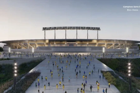 Rampa de entrada do Novo Serra Dourada