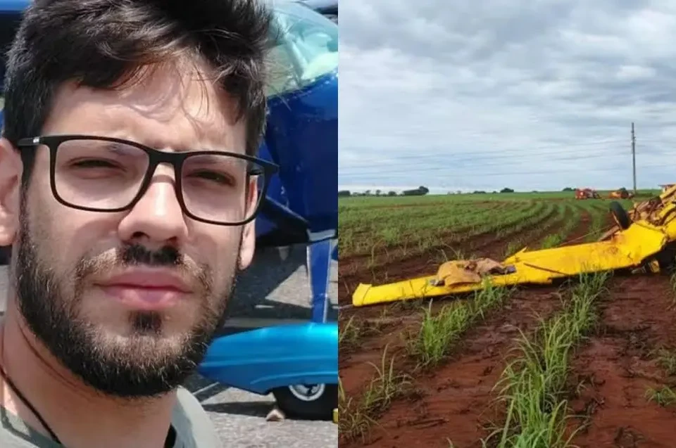 Imagem do piloto que morreu