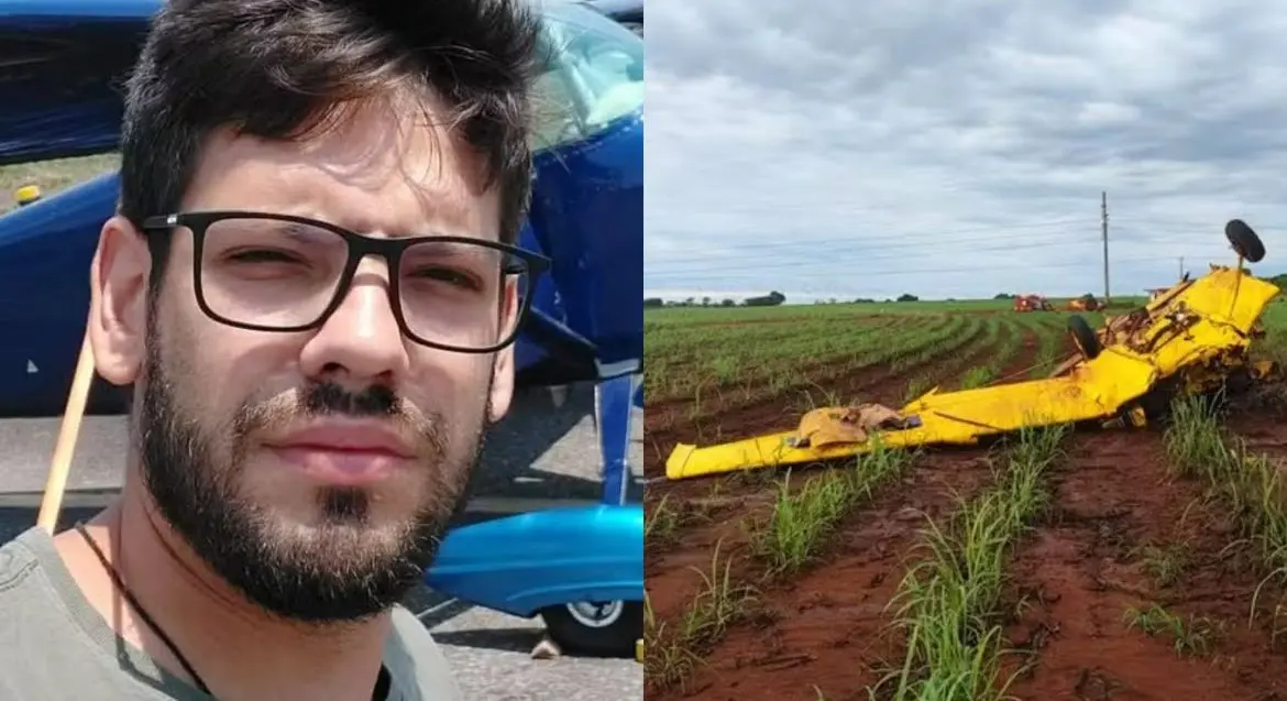 Imagem do piloto que morreu