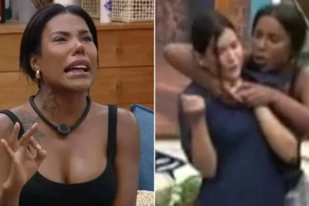 A Fazenda 17: Carol Lekker é expulsa do reality após cena com Duda; veja É a quarta pessoa que deixa o confinamento acusada de agressão