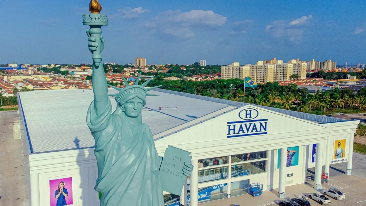 Havan investe R$ 100 milhões na loja em Goiânia e confirma data de inauguração; veja Loja Casa Branca contará com Estátua da Liberdade
