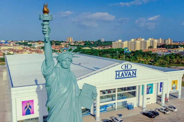 Havan investe R$ 100 milhões na loja em Goiânia e confirma data de inauguração; veja Loja Casa Branca contará com Estátua da Liberdade