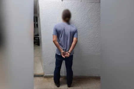 Imagem do homem preso