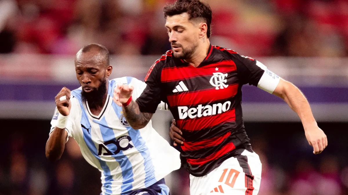Arrascaeta em jogo do Flamengo