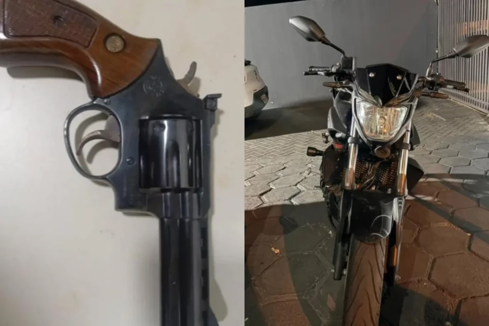 Imagem dos objetos apreendidos