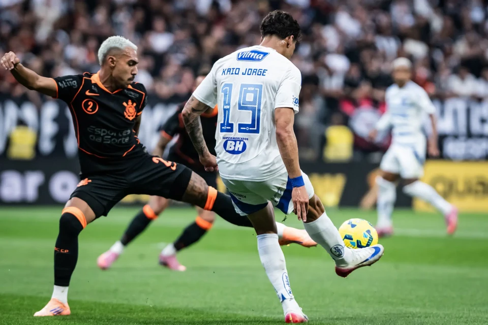 Jogo entre Corinthians e Cruzeiro na Copa do Brasil
