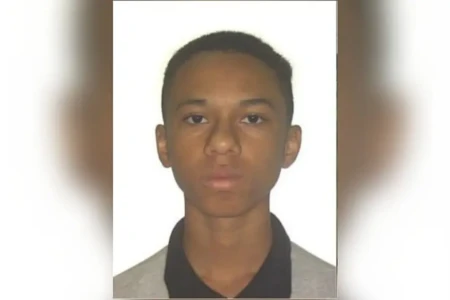 Imagem do jovem desaparecido