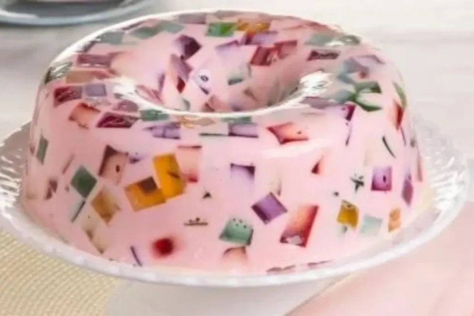 Imagem de gelatina colorida