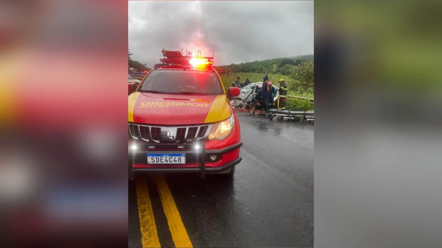 Imagem do local do acidente