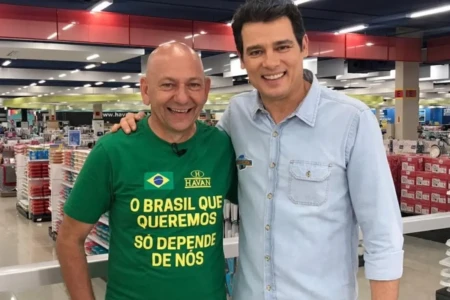 Polêmica de Zezé di Camargo começou após Lula e Moraes visitarem emissora Bolsonaristas criticam Havan por patrocinar programas do SBT