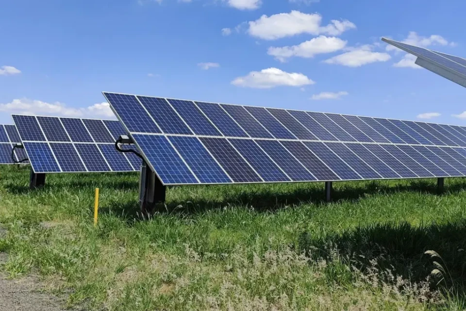 Imagem de placas solares