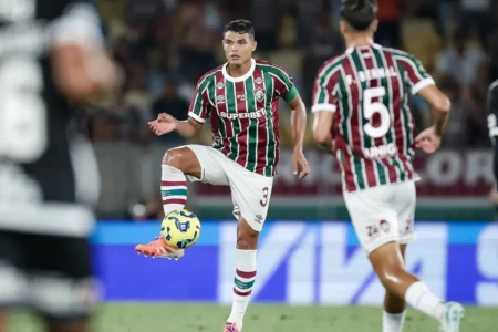 Thiago Silva em partida pelo Fluminense