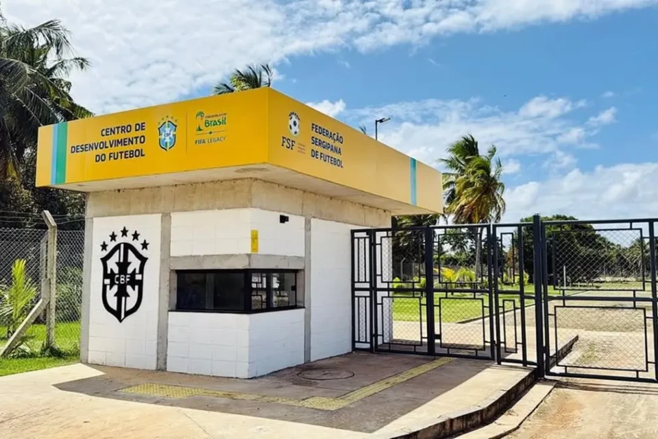 CT da Federação Sergipana de Futebol, que também teve recursos da Fifa