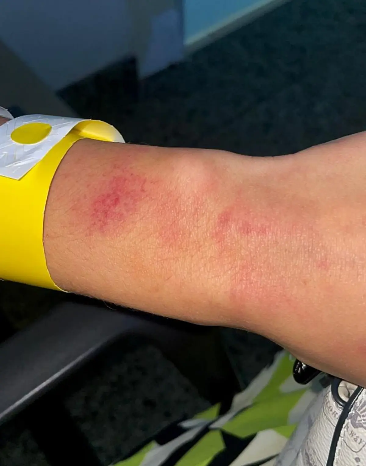 Imagens enviada pela vítima