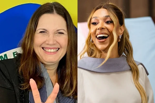 Será que não serve direito nos cascos deles? escreveu Erika Havaianas: Bia Kicis joga chinelo no lixo e Erika Hilton ironiza tornozeleira