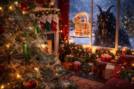 Teias de aranha e cabras gigantes: as tradições de Natal mais inusitadas chocantes pelo mundo costumes de natal natalinos