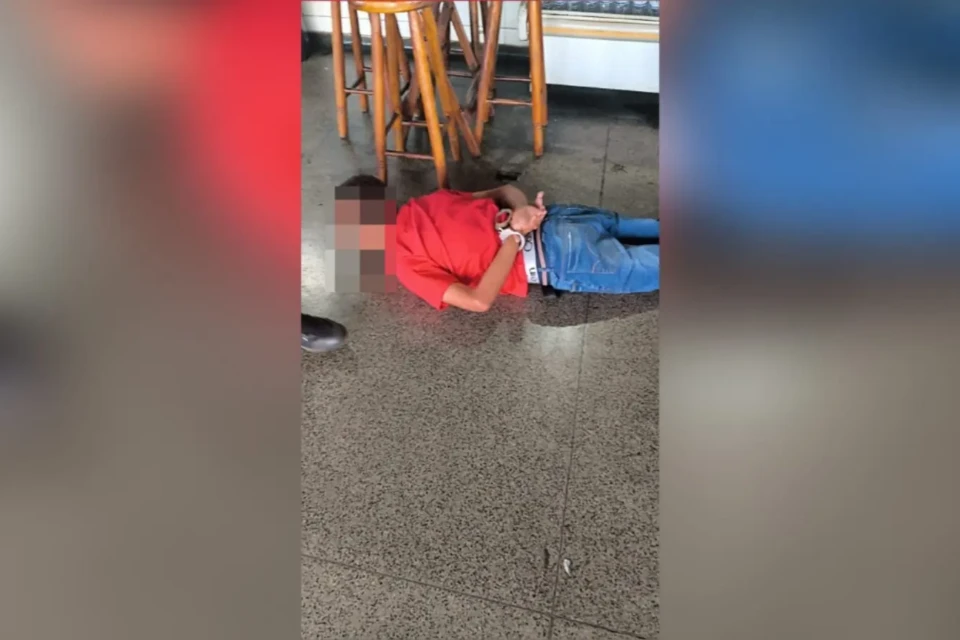 Imagem do homem preso